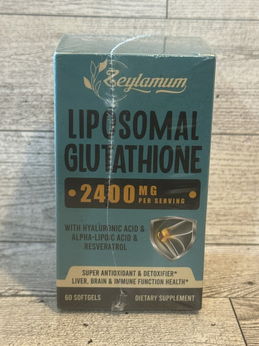 ZEYLAMUM LIPOSOMAL GLUTATHIONE 2400MG 60 SOFTGELS SUPPLEMENT