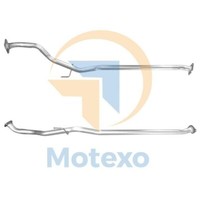 BM Catalysts BM50336 Auspuff Mittelrohr Silber Matt • 2 Jahre Garantie
