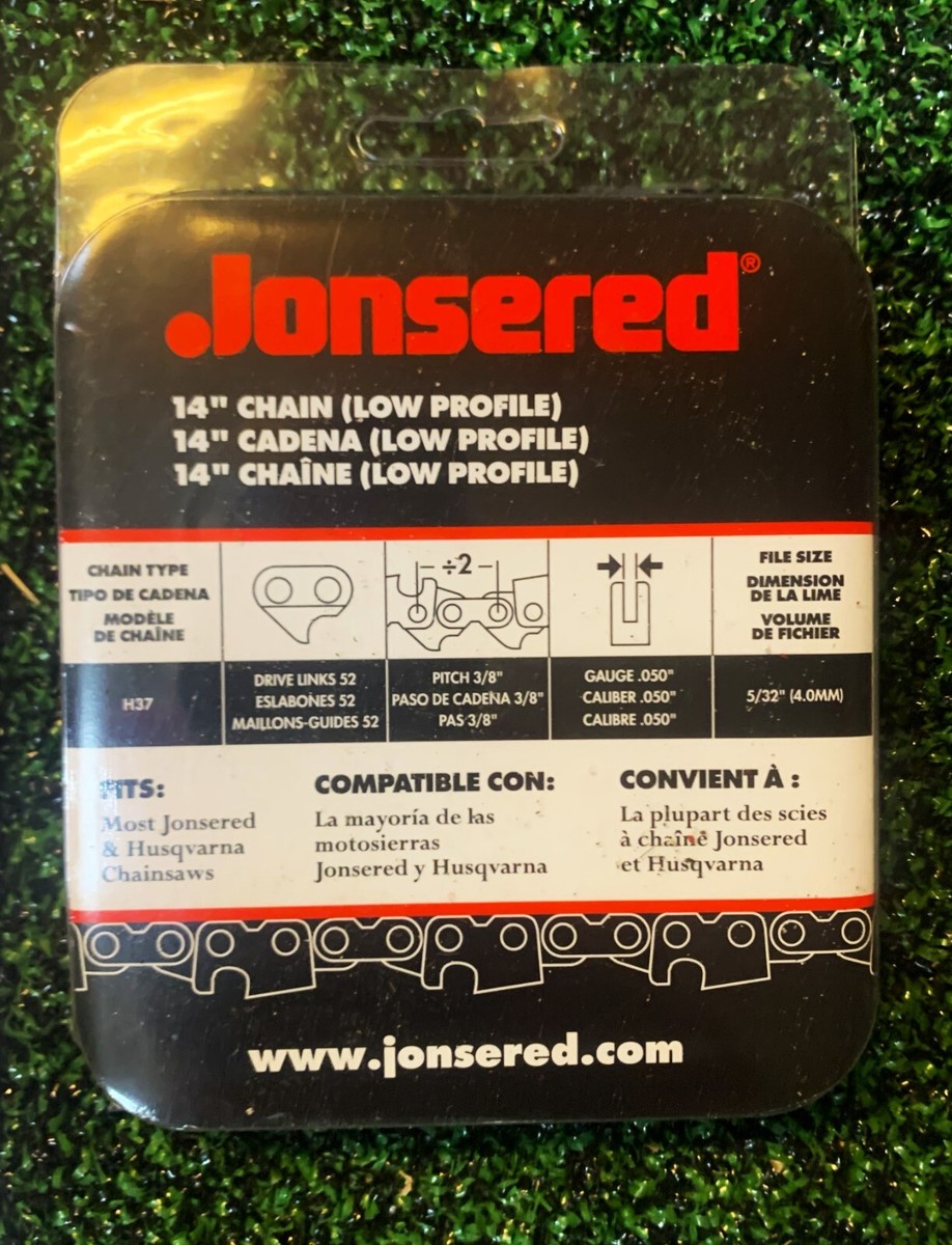 Barra 14 Pollici Motosega Combo Barra E Catena Jonsered Originale 14 Pollici - Compatibile Con Husqvarna, Poulan, Artigiano Catena Passo 520 - Foto 6