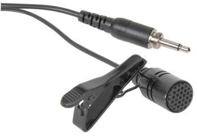 LM-35 LAVALIER KRAWATTE-CLIP MIKROFON FÜR DRAHTLOSE SYSTEME VHF/UHF 3,5 MM MONO-BUCHSE