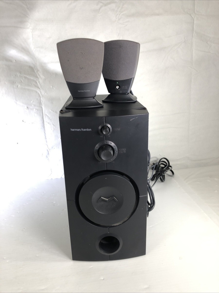harman/kardon HK 395 スピーカー ブラック Harman Kardon HK395 3-Piece 2.1 Surround Sound System