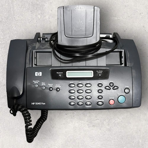 HP 1040 Inkjet Fax Machine Telephone Scan Print Fax Good Condition eBay