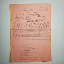 1941 Wehrmacht Unit Newspaper DAS ZIELFERNROHR Nr.41 Mimeograph 4pp WW2 Germany