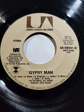 WAR - Deliver The Word / Gypsy Man 45 1973 United Artists VG+ F58