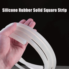 Silicone Rubber Solid Square Strip Sealing Gasket High Temperature Resistance