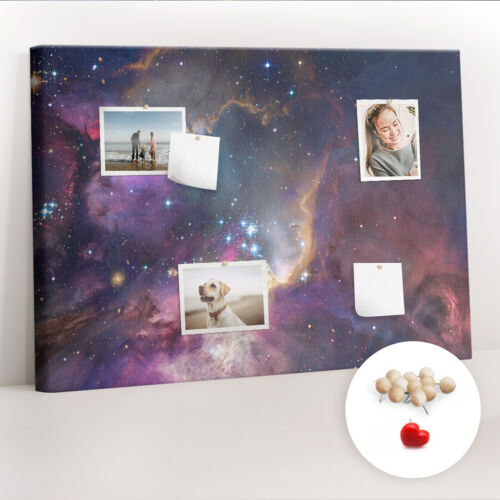 Tablero de Corcho Calendario escolar Horario 100x70 Mundo galaxia - Imagen 1 de 11
