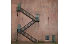 Fire Escape (for outside of buildings) Unpainted Kit OO gauge Langley F174