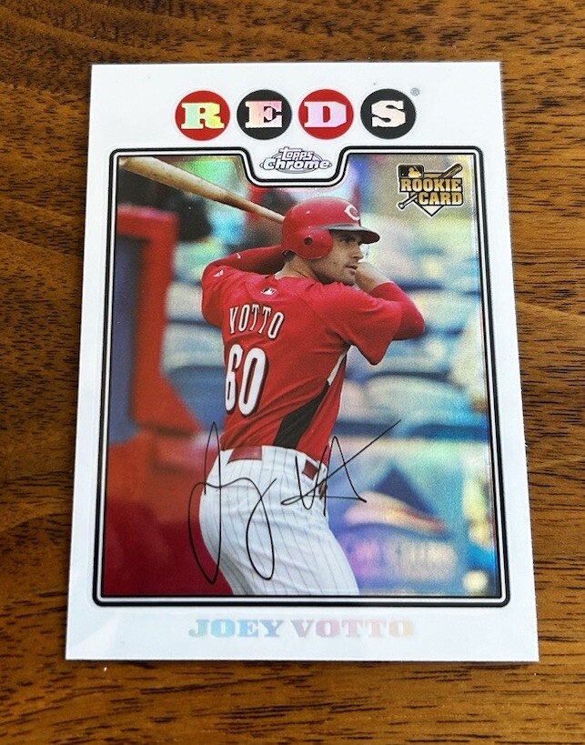 2008 Joey Votto Topps Chrome Rookie #196 Refractor NM