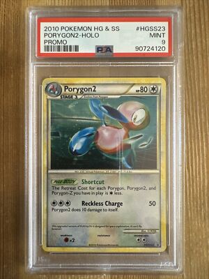 Pokémon TCG Porygon2 (HGSS Promo 23) Triumphant HGSS23 Regular Promo PSA 9