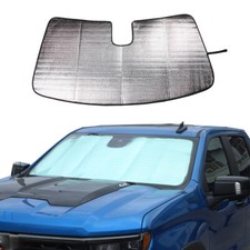 Front Windshield Sun Visor Sunshade Cover Anti-uv For Chevrolet Silverado 2019