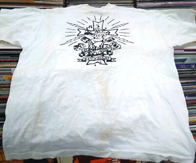 T-shirt Vintage Reverend Horton Heat - Coton Blanc - Taille XL - Unisexe - Neuf Sans étiquettes