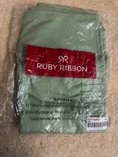Ruby Ribbon Green High Waist Sport Leggings Leaf Sz. Xl
