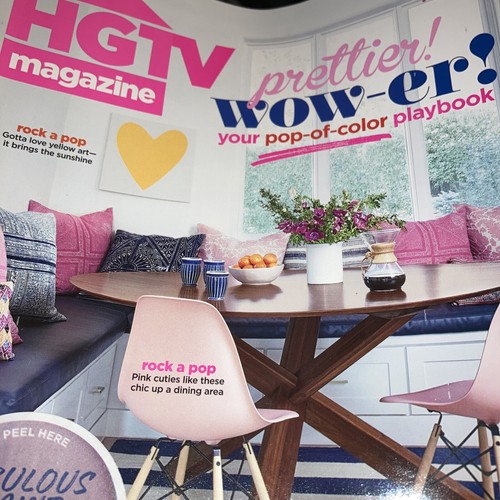 HGTV Magazine - May 2022 - Prettier!Wow-er ,Fabulous Paint Projects! T-539 - Imagen 2 de 4