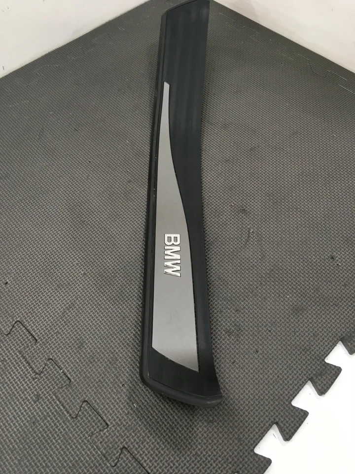 04-10 BMW 525i pasajero puerta trasera derecha umbral placa rasguño moldura OEM Foto 2 de 3