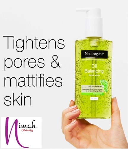 Neutrogena Oil Balancing Facial Wash with Lime & Aloe Vera | Oil Free 200ml - Picture 3 of 3