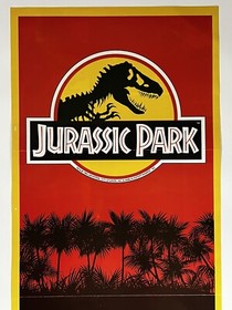 JURASSIC PARK POSTER - 1993 NES, SNES, Nintendo Power 28x58cm NIN 49