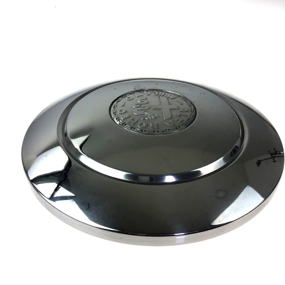 Alfa Romeo Milano Stainless Hub Cap  RARE Vintage OEM Foto 3 de 4