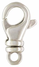 2pc, Sterling Silver, Swivel Lobster Catch, 13.5mm, Casted Lobster, for Jewelry