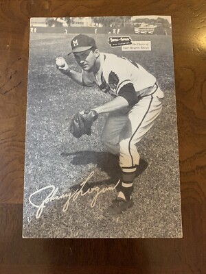 1954 Spic and Span Johnny Logan Milwaukee Braves