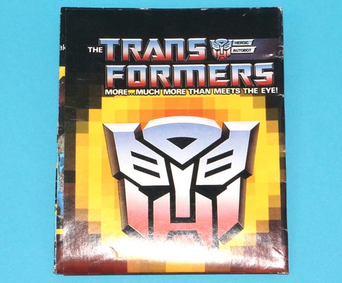 TRANSFORMERS G1 CATALOG KATALOG 1986 BOX INSERT CHECKLIST HASBRO UK EURO