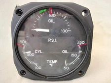 Garwin Engine Gauge Oil Pressure / CHT / Oil Temp. 22-804-016