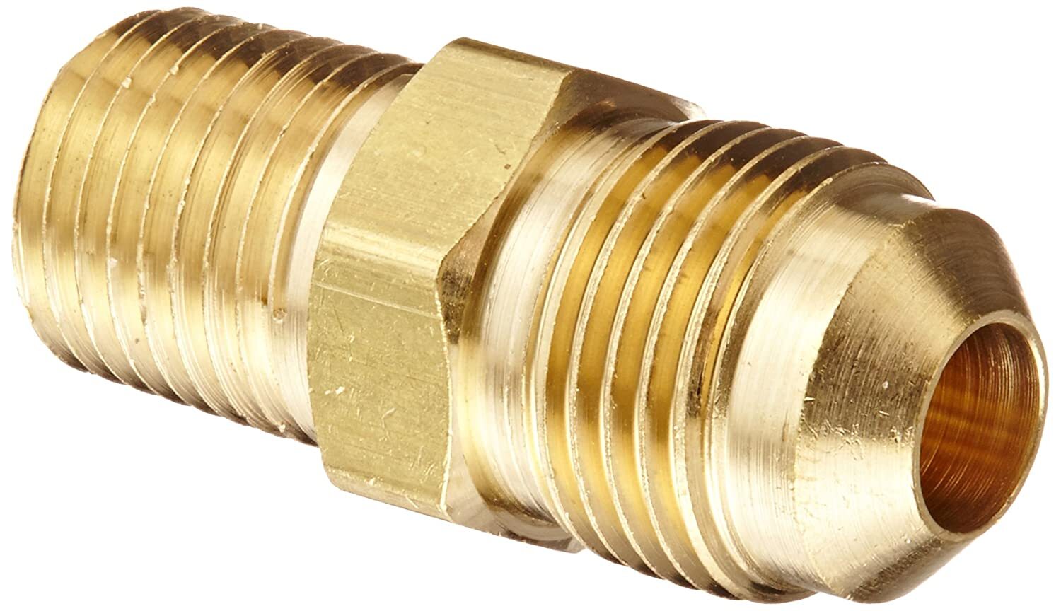 Eaton Weatherhead 2000-2-5B 48X5 Brass 1/8" Male NPT X 5/16" 45° Flare Fitting