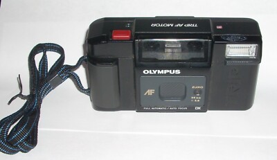 Olympus Trip AF Motor 35 Full Automatic 35mm Point & Shoot Camera TESTED!
