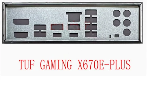Shield I/O IO Backplate For Asus TUF GAMING X670E-PLUS Motherboard