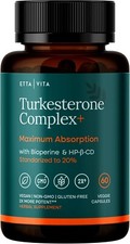 Potent Turkesterone Supplement 2X Pure Made in USA - 3rd Party Tested (60 Ct)