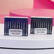 Dental Carbide Burs Tungsten Steel Bur FG 330 / FG 245 fit High Speed Handpiece