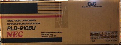 NEC PLD-910 Surround Sound Processor ***NEW***VINTAGE***(RARE)