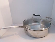 Cuisinart 733-24H Chef's Classic Stainless 3-1/2-Quart Saute Pan with Lid