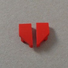 LEGO 6177507 - 29119 - 29120 Wedge 2x1 Left/Right Red x1 Pair