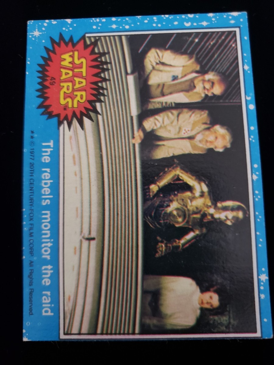 1977 Star Wars Card Topps Blue Series 1 #49 | eBay