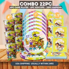 BLACK RUGRETS Ethnic rugrat birthday party supplies favor centerpiece decoration