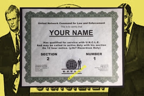 man from UNCLE, ID cards Custom Made with Your Photo - Picture 11 of 13