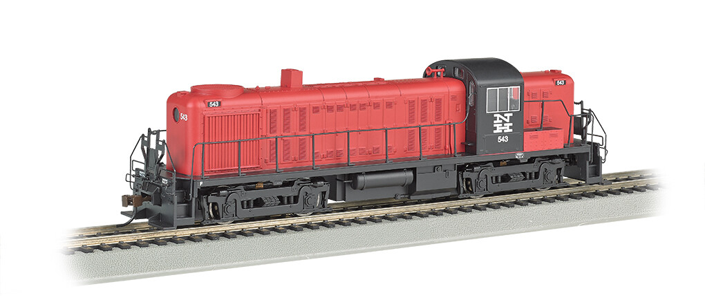Loco ALCO lumineuse RS-3 Bluetooth locomotive radiocommandée grise HO 1/87