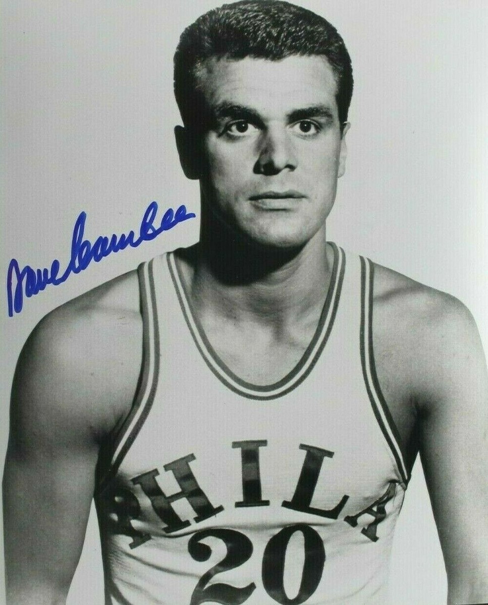 Dave Gambee Philadelphia 76ers Oregon St Signed 8x10 1967 Photo