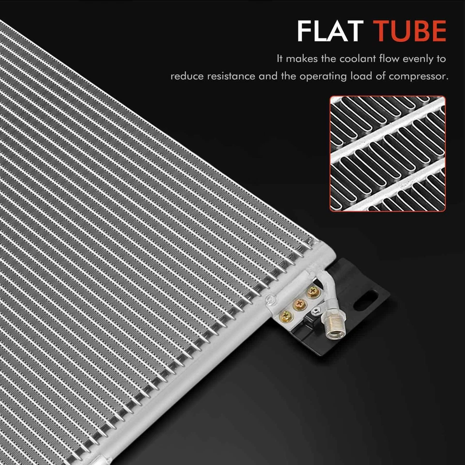 Condensador de aire acondicionado con soporte para International Harvester 8100 8200 3800 4700LPX Foto 3 de 4