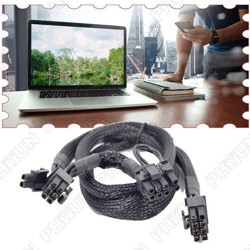 75cm Dual 8 Pin to 8 Pin(6+2 Pin) Modular Power Cable PCIE VGA Cable For Corsair - 第 11/11 張圖片
