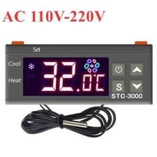 STC-3000 LED Digital Thermometer Temperature Controller Thermostat Regulator
