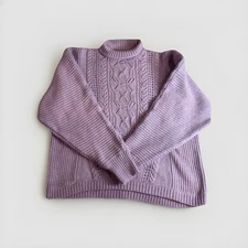 Olive + Oak NWT Sweater Deep Pink  Ribbed Knit Size Medium