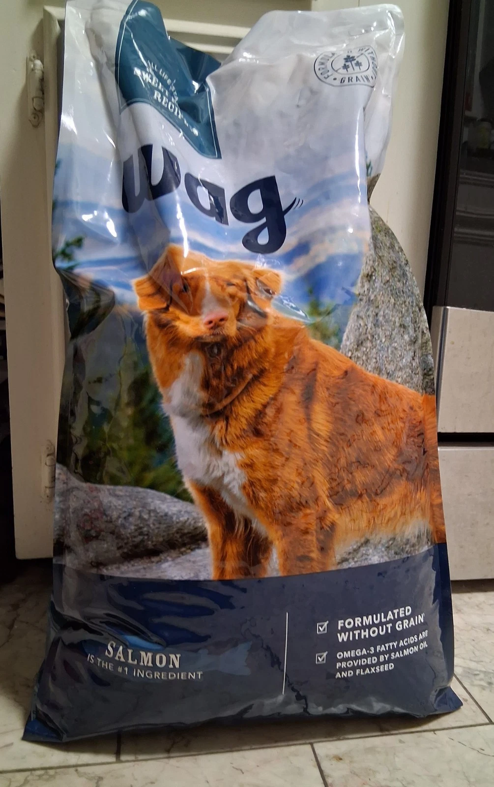 Wag Dry Dog Food Salmon & Sweet Potato, Grain Free 24 lb Bag