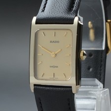 Orologio vintage RADO Diastar 153.0396.3 Qz Tank Shape Gold da donna 21 mm...