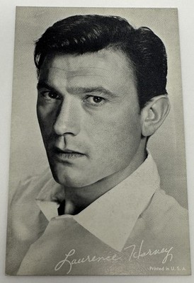 Vintage Penny Arcade Exhibit Card Laurence Harvey
