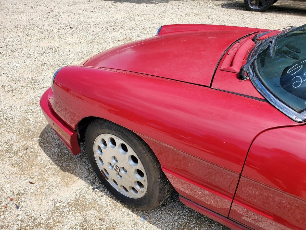 1983 1993 Alfa Romeo Spider Veloce OEM Rosso Alfa Red Front Pair