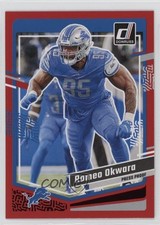 2023 Panini Donruss Press Proof Red Romeo Okwara #104 1o8k