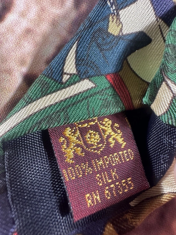 The Freer Gallery Of Art 史密森学会丝绸领带日本武士。 — 第 3/4 张图片