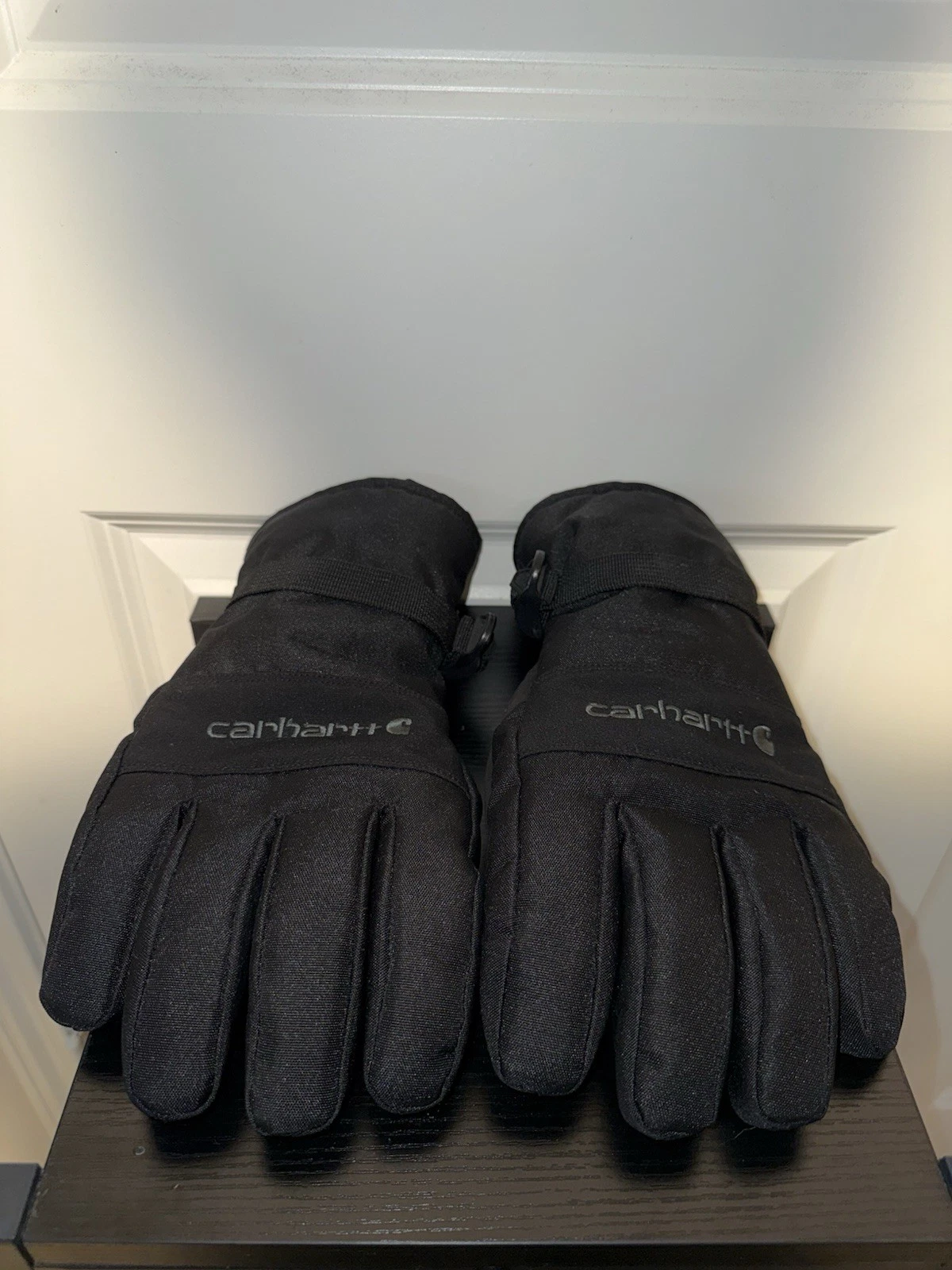 Carhartt Men's Synthetic Gloves Black Size L Solid Wrist A511