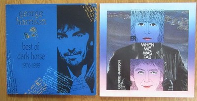 2 LPs, George Harrison, Best Of Dark Horse u. When We Was Fab, Beatles
